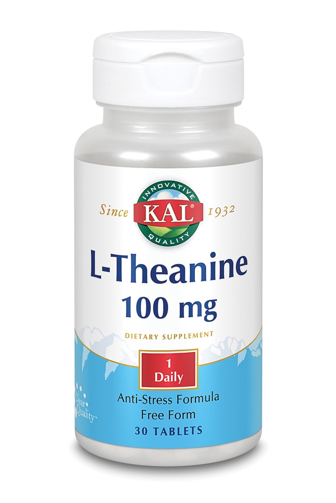 KAL L-теанин — 100 мг — 30 таблеток KAL