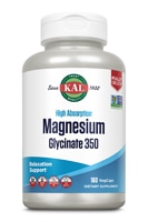 Магний Глицинат 350 - 160 растительных капсул - KAL KAL