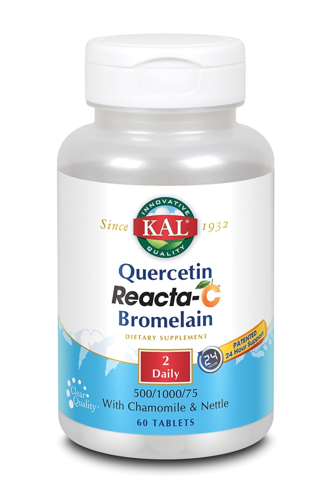KAL Quercetin Ester-C® Bromelain -- 60 таблеток KAL