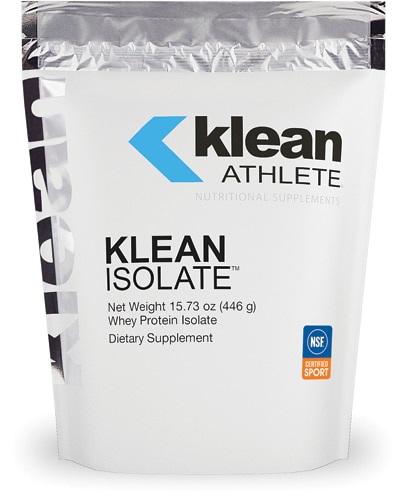 Протеиновый изолят Klean Isolate без добавок - сертифицирован NSF для спорта 445 г Klean Athlete