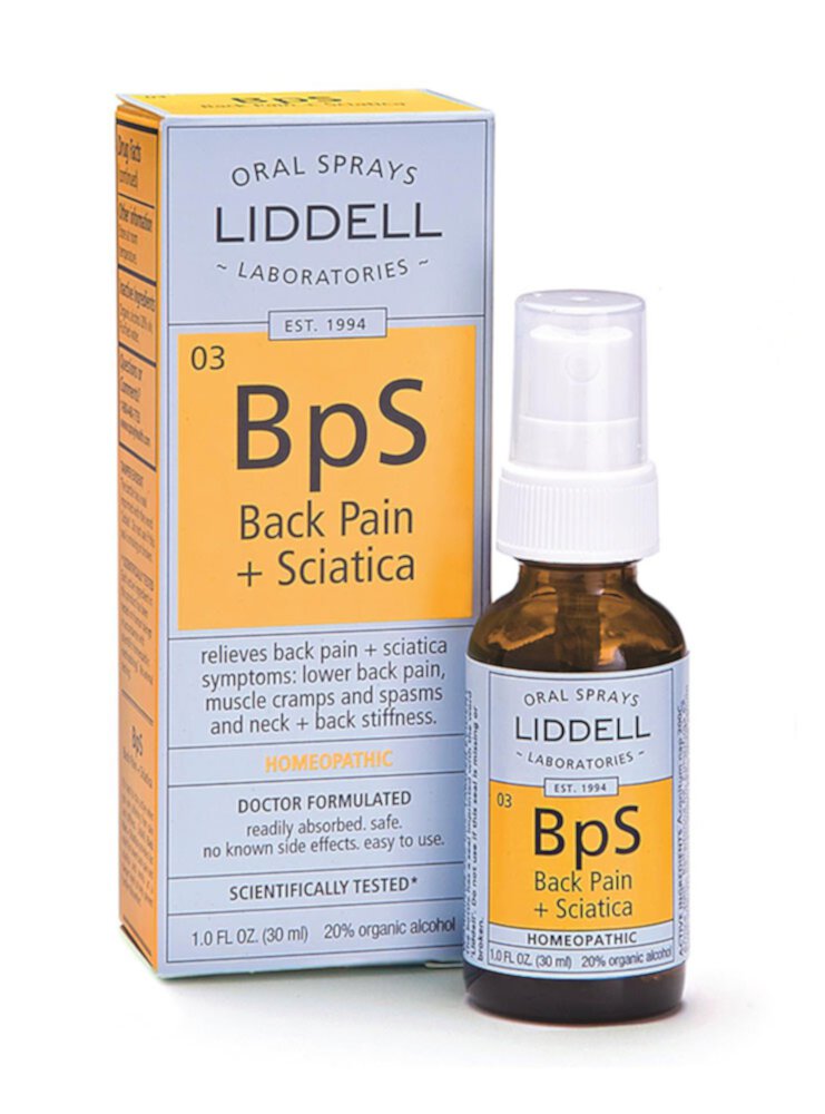 Гомеопатическое средство от боли в спине Liddell, радикулит, 1 жидкая унция Liddell