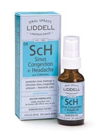 Гомеопатический спрей от заложенности носа и головной боли - 30 мл - Liddell Liddell