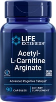 Acetyl-L-Carnitine Arginate -- 90 Vegetarian Capsules (Вегетарианские капсулы) Life Extension