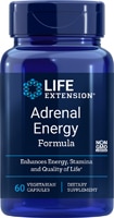 Adrenal Energy Formula -- 60 Vegetarian Capsules (Вегетарианские капсулы) Life Extension