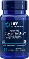 Advanced Curcumin Elite™ Экстракт Турмерика, Имбирь и Турмероны - 30 капсул - Life Extension Life Extension