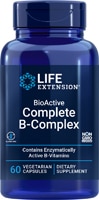 BioActive Complete B-Complex - 60 вегетарианских капсул - Life Extension Life Extension