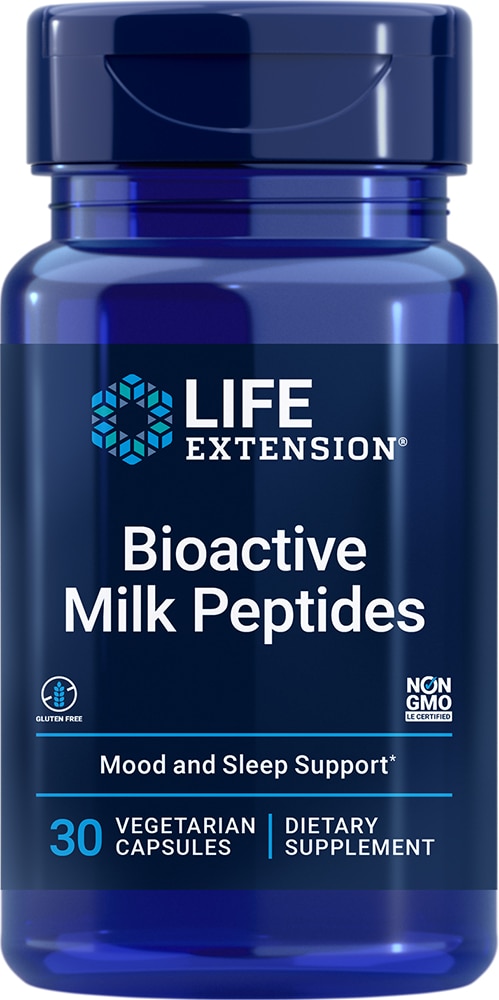 Биоактивные молочные пептиды – 30 капсул Life Extension