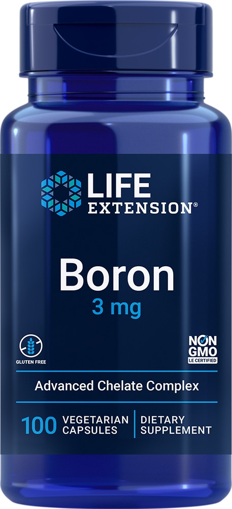 Life Extension Boron — 3 мг — 100 вегетарианских капсул Life Extension