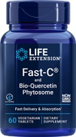 Fast-C® and Bio-Quercetin Phytosome -- 60 Vegetarian Tablets (Вегетарианские таблетки) Life Extension