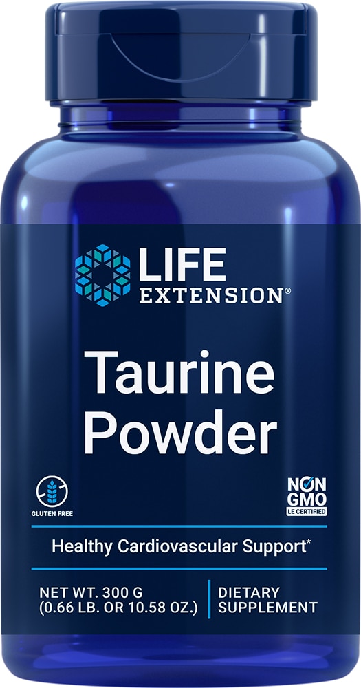 Порошок L-таурина Life Extension — 10,58 унции Life Extension
