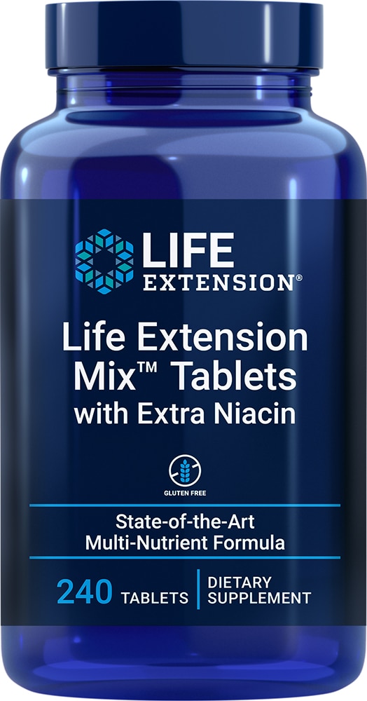 Mix™ Tablets (Таблетки) with Extra Niacin -- 240 Tablets Life Extension