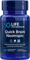 Quick Brain Nootropic -- 30 Vegetarian Capsules (Вегетарианские капсулы) Life Extension