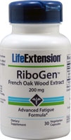 RiboGen™ French Oak Wood Extract -- 200 mg - 30 Vegetarian Capsules (Вегетарианские капсулы) Life Extension