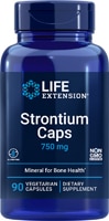 Strontium Caps -- 750 mg - 90 Vegetarian Capsules (Вегетарианские капсулы) Life Extension