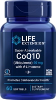 Super-Absorbable CoQ10 Ubiquinone with d-Limonene -- 50 mg - 60 Softgels (Мягкие капсулы) Life Extension