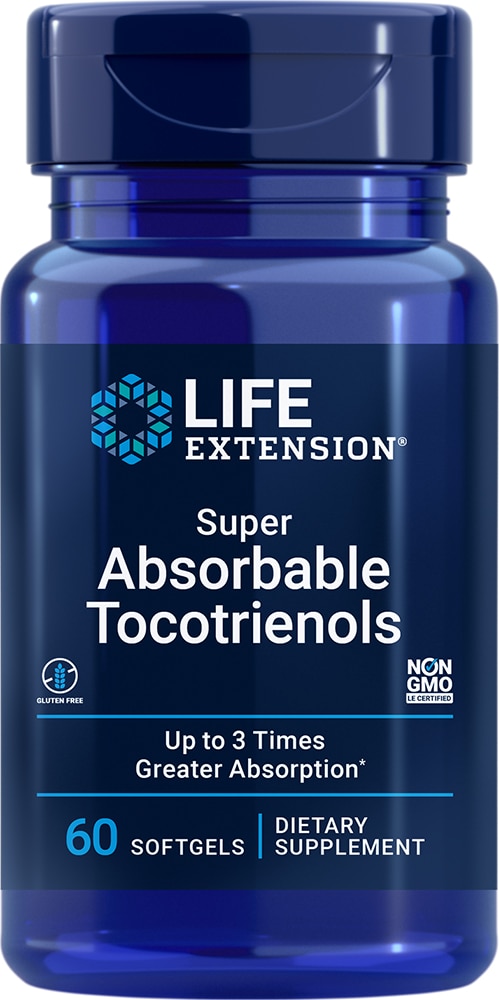 Суперусвояемые Токотриенолы - 60 капсул - Life Extension Life Extension