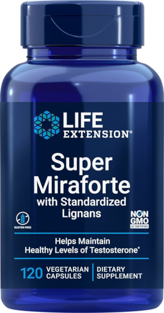 Super Miraforte with Standardized Lignans -- 120 Vegetarian Capsules (Вегетарианские капсулы) Life Extension