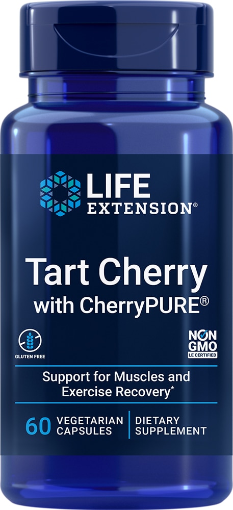 Life Extension Tart Cherry with CherryPURE® -- 60 вегетарианских капсул Life Extension