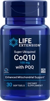 Super Ubiquinol CoQ10 с PQQ - 100 мг - 30 мягких капсул - Life Extension Life Extension