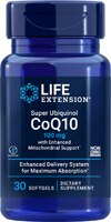 Super Ubiquinol CoQ10 с повышенной поддержкой митохондрий - 100 мг - 30 мягких капсул - Life Extension Life Extension