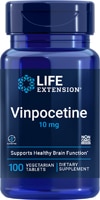 Vinpocetine -- 10 mg - 100 Vegetarian Tablets (Вегетарианские таблетки) Life Extension