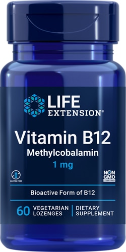 Витамин B12 - 1 мг - 60 леденцов - Life Extension Life Extension