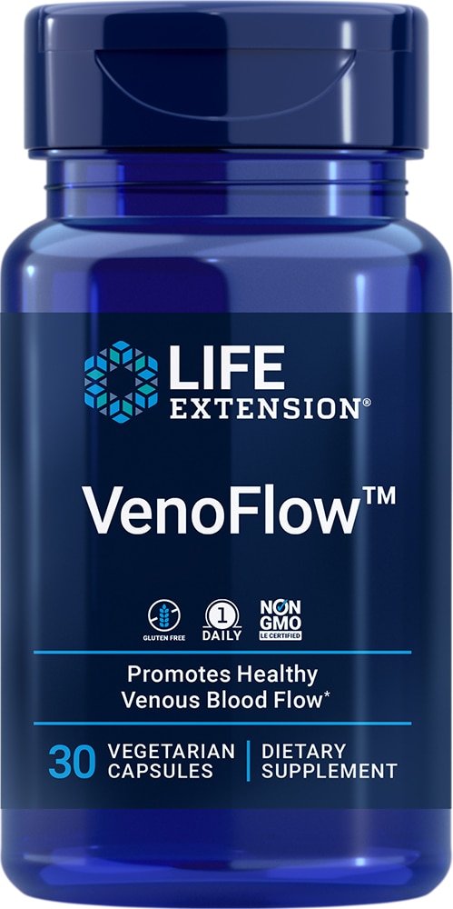 Life Extension VenoFlow — 30 вегетарианских капсул Life Extension