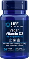 Life Extension Витамин D3 — 125 мкг (5000 МЕ) — 60 мягких таблеток Life Extension