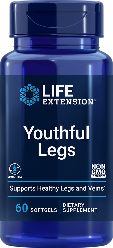 Молодые ноги - 60 капсул - Life Extension Life Extension