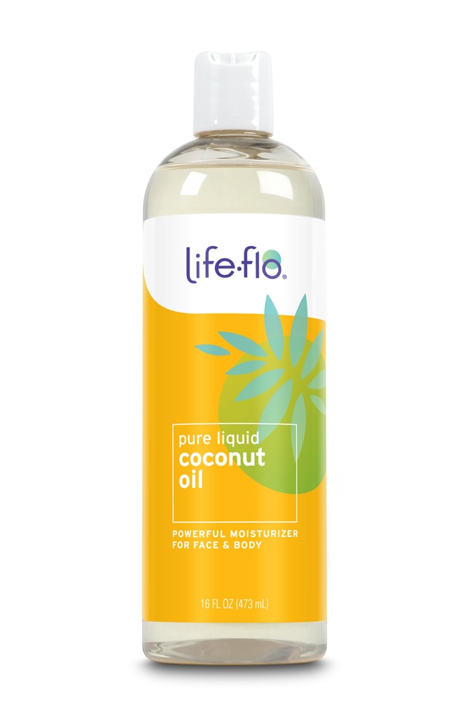 Life-Flo Фракционированное чистое жидкое кокосовое масло — 16 жидких унций Life-flo
