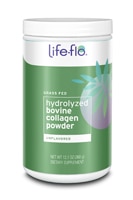 Hydrolyzed Bovine Collagen Powder (Порошок) Unflavored (Без вкуса) -- 12.7 oz (Унции) Life-flo