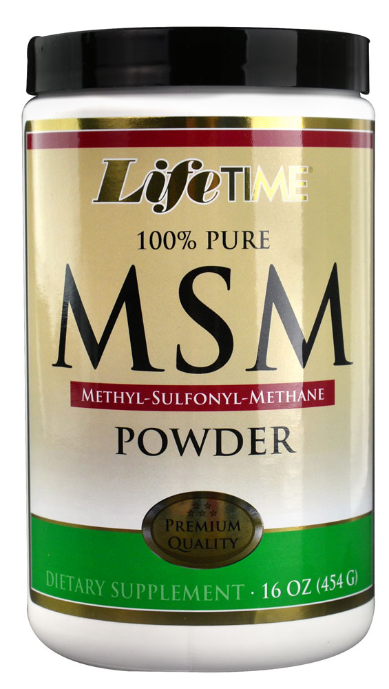 Lifetime 100% Pure MSM Powder -- 2500 мг - 16 унций Lifetime