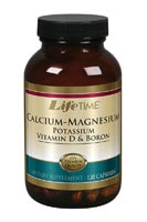 Lifetime Calcium-Magnesuim, калий, витамин D и бор, 120 капсул Lifetime