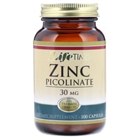 Цинк Пиколинат - 30 мг - 100 капсул - Lifetime Lifetime