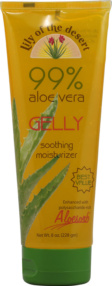 Lily of the Desert Gelly Aloe Vera Gelly Успокаивающее увлажняющее средство -- 8 унций Lily of the Desert