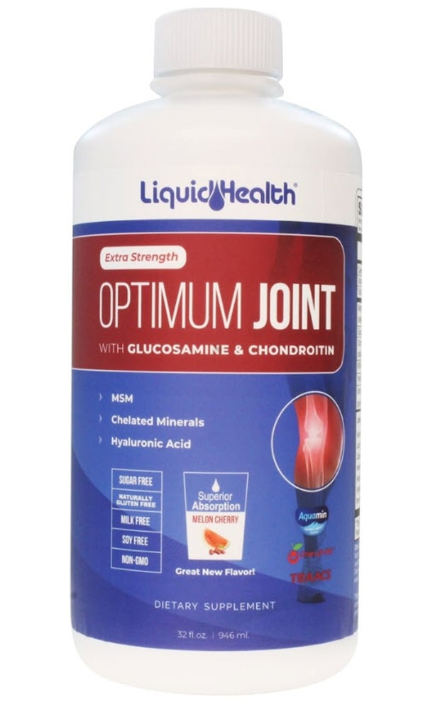 Liquid Health Optimum Joint с глюкозамином и хондроитином, дыня, вишня, 32 жидких унции Liquid Health