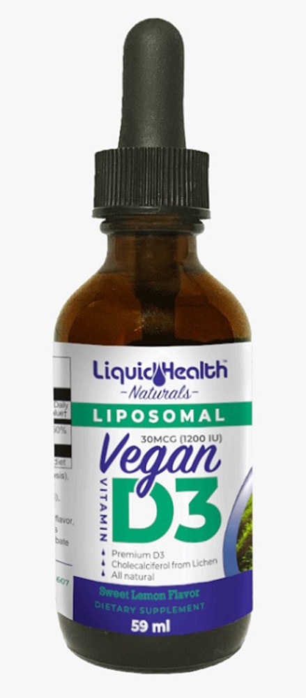 Витамин D3 для веганов — 1 жидкая унция Liquid Health