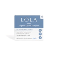 Lola Super Tampons Компактный пластиковый аппликатор – 20 тампонов LOLA