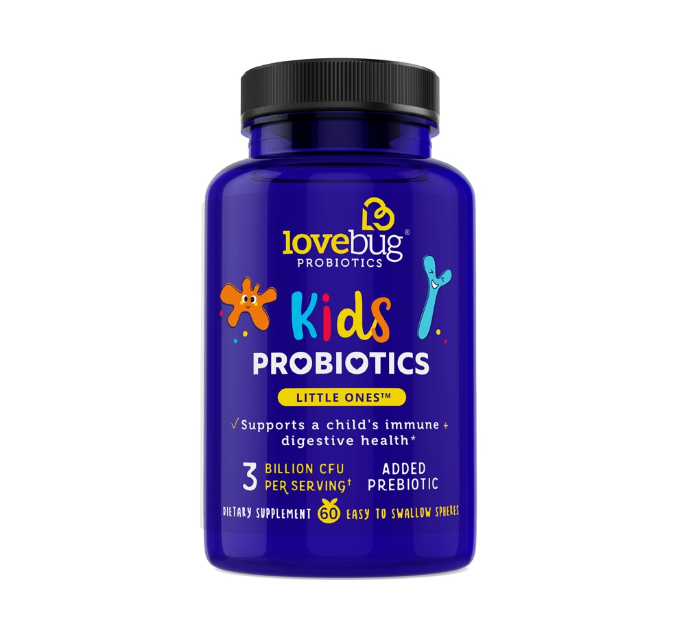 LoveBug Probiotics Little Ones™ для детей от 4 лет, 60 сфер LoveBug Probiotics