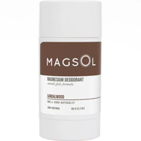 Magnesium Deodorant Aluminum Free Sandalwood -- 3.2 oz Magsol