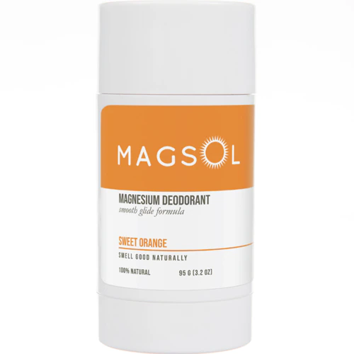 Magsol Натуральный дезодорант с магнием без алюминия Сладкий апельсин -- 3,2 унции Magsol