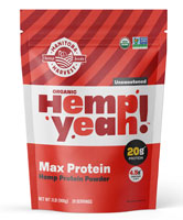 Organic Hemp Yeah! Max Protein Unsweetened Hemp Protein Powder (Порошок) -- 2 lbs Manitoba Harvest