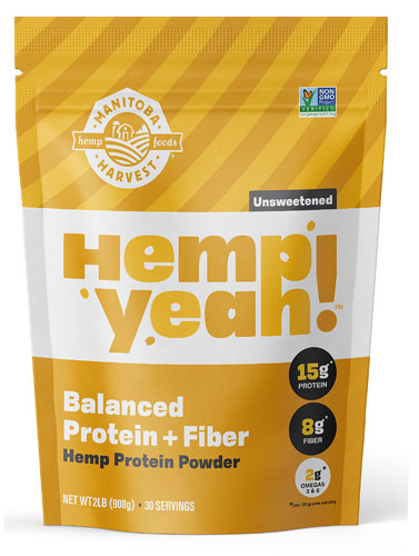 Hemp Yeah! Balanced Protein + Fiber Hemp Protein Powder (Порошок) -- 2 lbs Manitoba Harvest