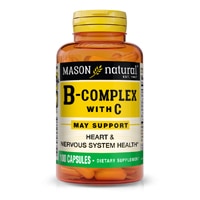 B-Complex с Витамином C - 100 капсул - Mason Natural Mason Natural