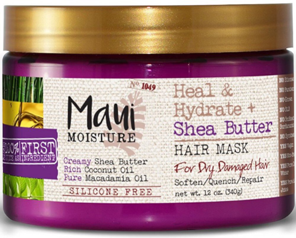 Maui Moisture Heal &amp; Маска для волос Hydrate plus с маслом ши — 12 унций Maui Moisture