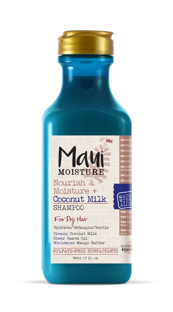 Увлажняющий шампунь Maui Nourish &amp; Кокосовое молоко Moisture Plus — 13 жидких унций Maui Moisture