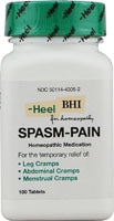 BHI Spasm-Pain Homeopathic Medication -- 100 Tablets (Таблетки) MediNatura