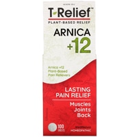 MediNatura T-Relief Arnica +12 Продолжительное обезболивающее -- 100 таблеток MediNatura