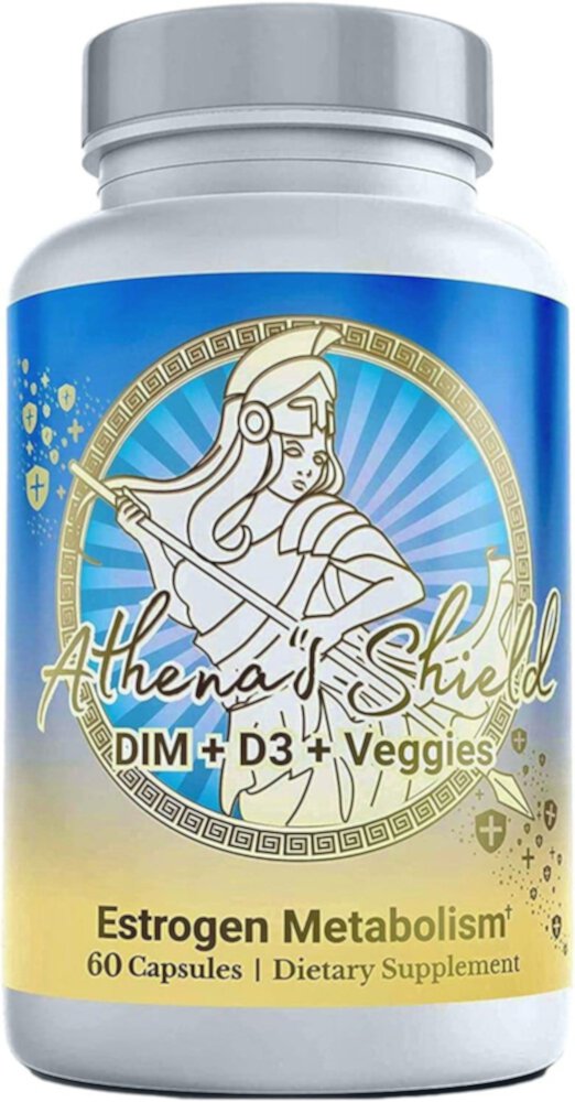 MenoLabs Athena's Shield DIM Добавка для метаболизма эстрогена - 60 капсул MenoLabs
