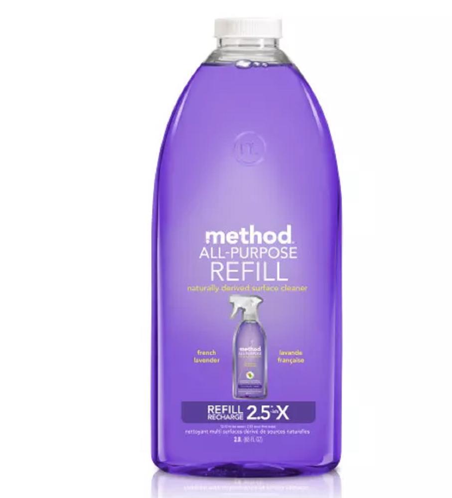 Универсальное чистящее средство для поверхностей Refill French Lavender -- 68 жидких унций Method